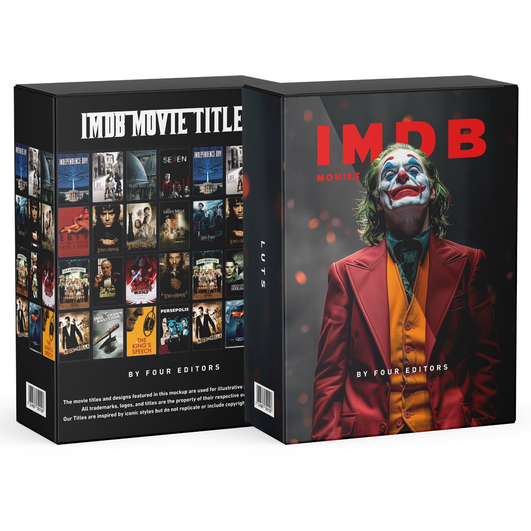 IMDB Hollywood Movie LUTS and Titles - 200+