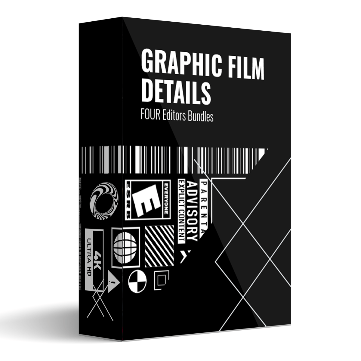 Graphic Film Details Pack | 30 Unique Film Elements for Creative Projects