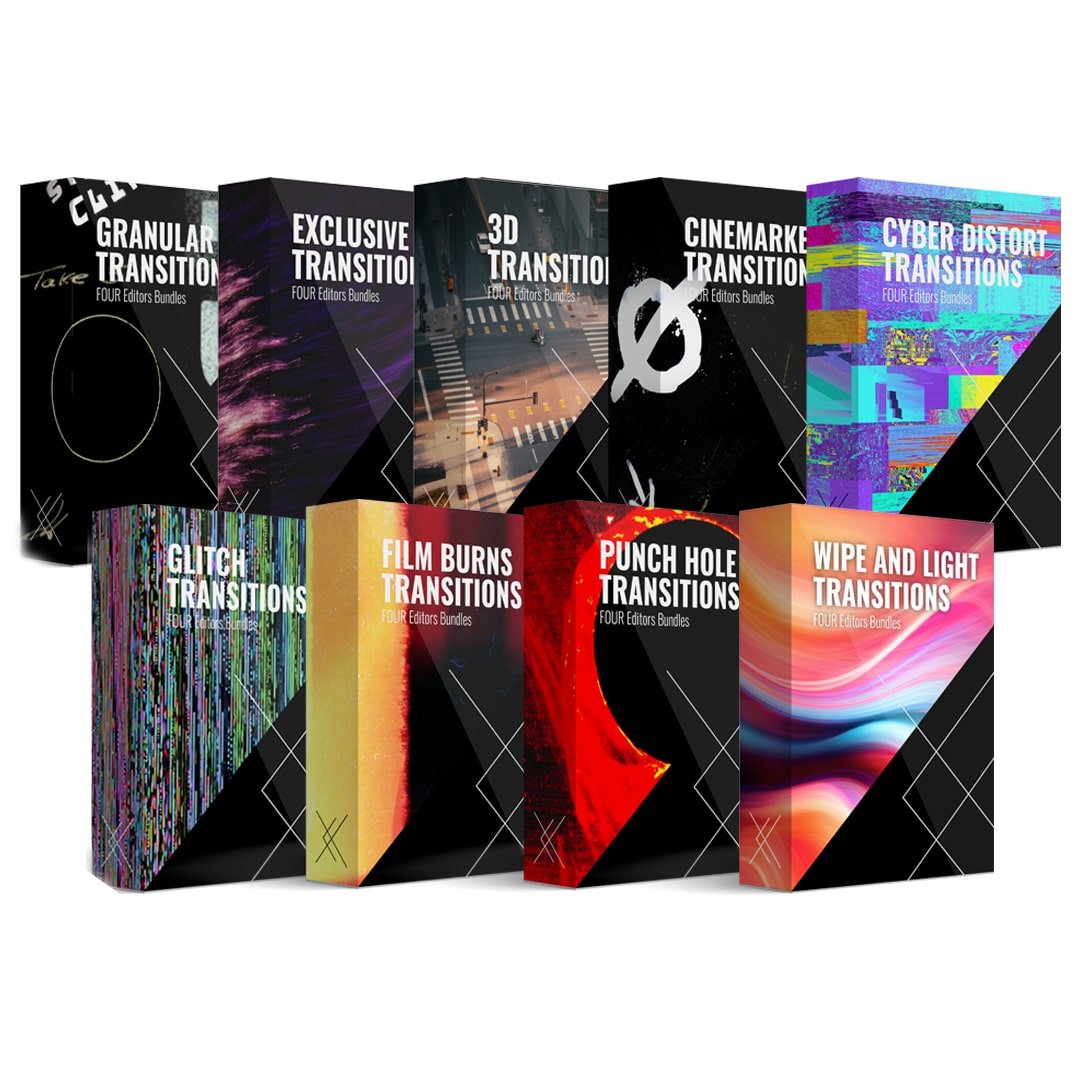 Combined Transitions Bundle 1000+| Seamless Video Editing Transitions
